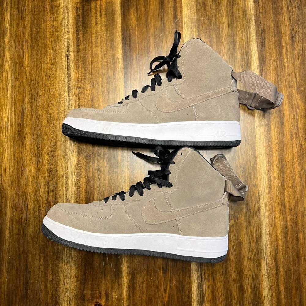 NIKE AIR FORCE 1 HIGH 07 DARK MASHROOM BROWN SZ 13 RARE! [315121-205] - Picture 2 of 6